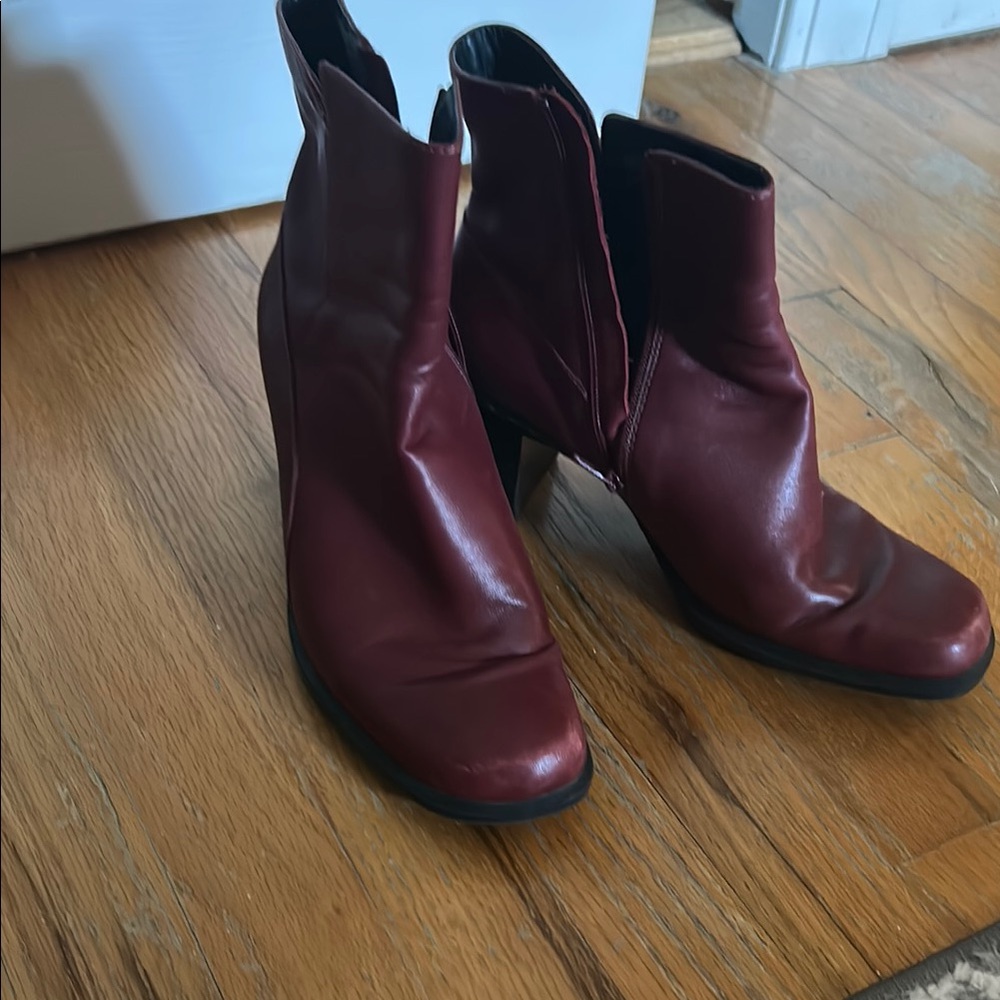Women's Burgundy/red Ankle Boots